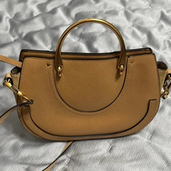 Chloe Pixie Medium Tan Leather Bag - Picture 3 of 11